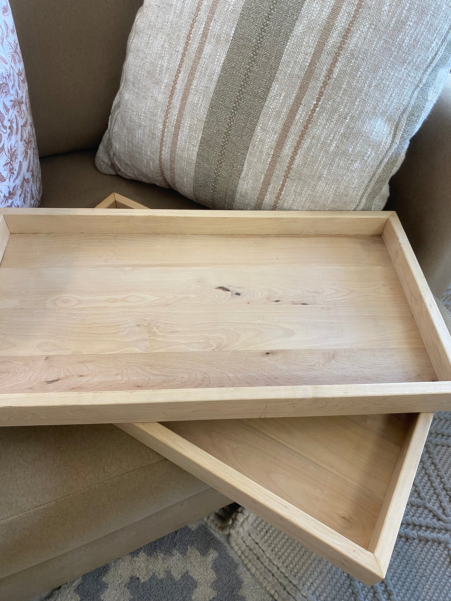 White Oak Reclaimed Wood Custom Made Trays