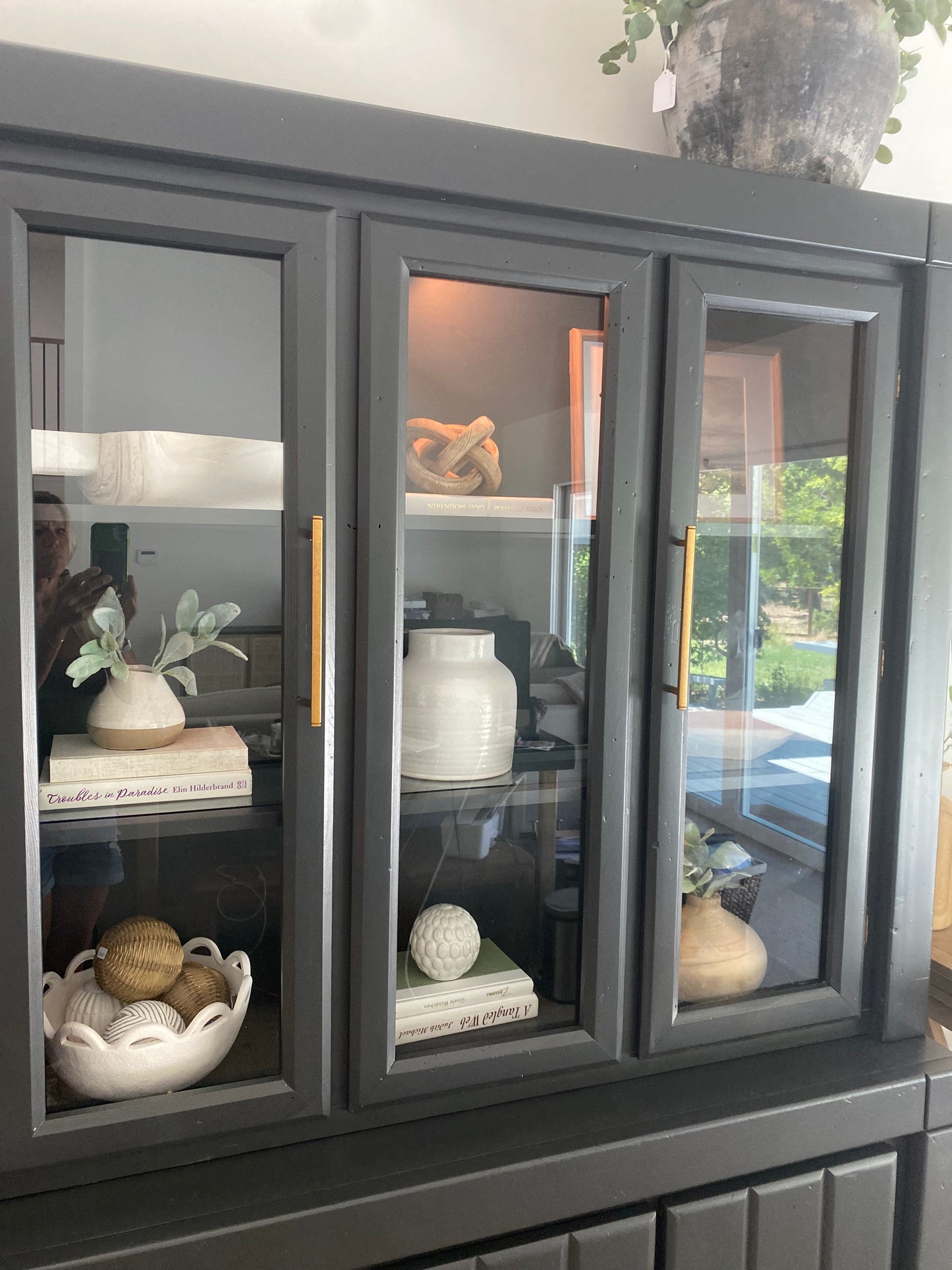 Vintage Refinished Cabinet /hutch - Custom Piece