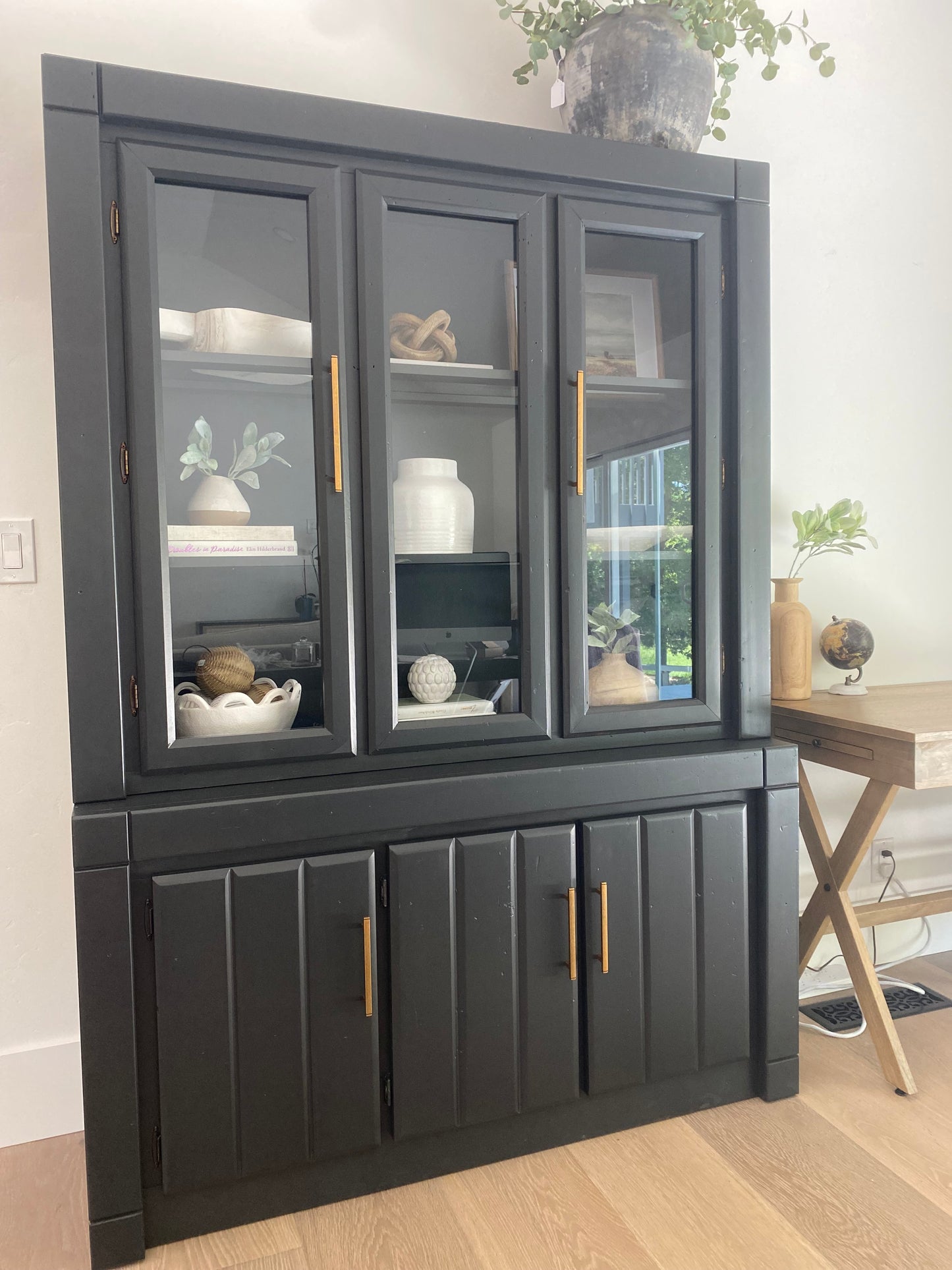 Vintage Refinished Cabinet /hutch - Custom Piece