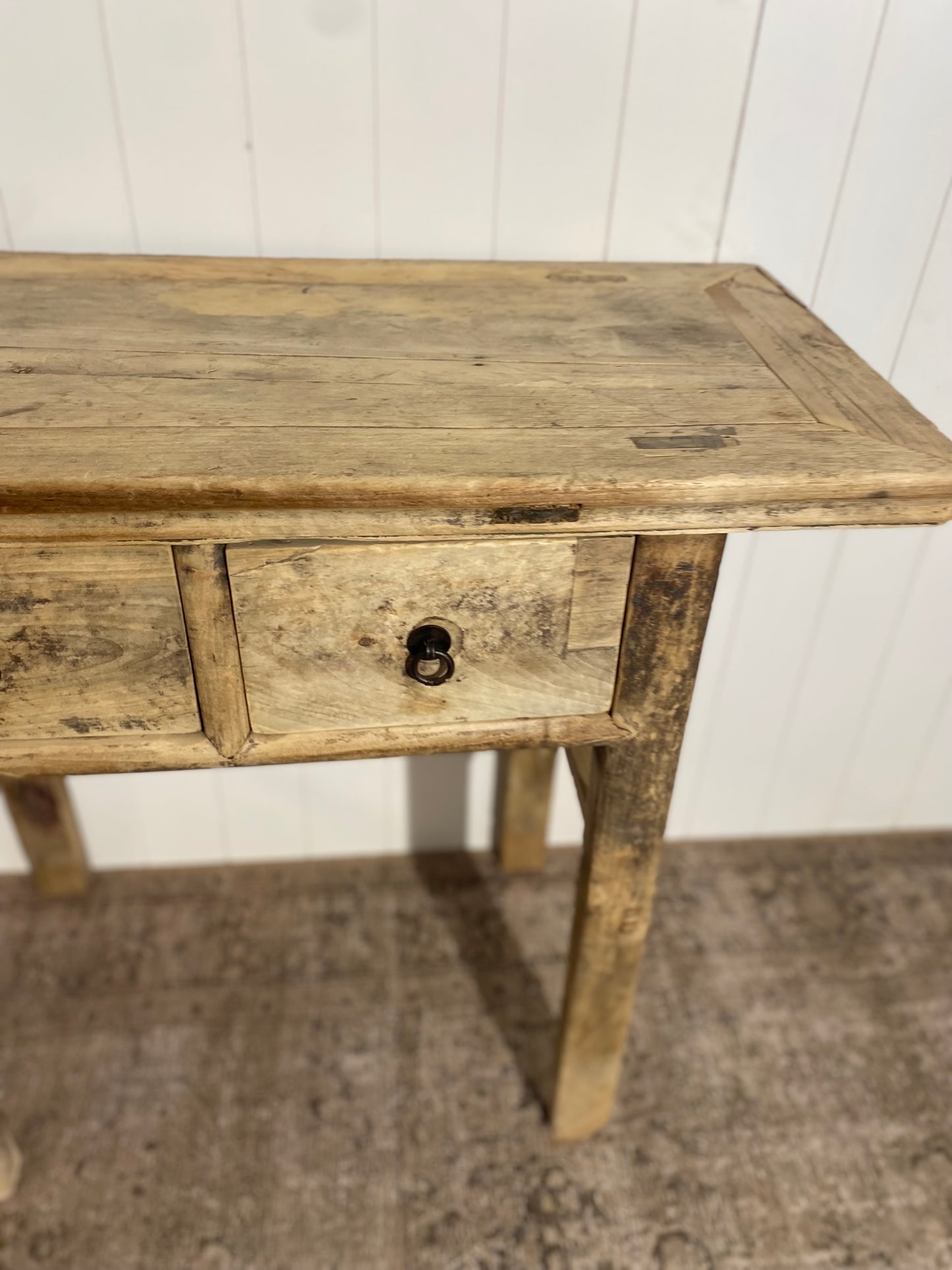 Vintage Chinese Reclaimed Elm side Table / Console Table 39.5"