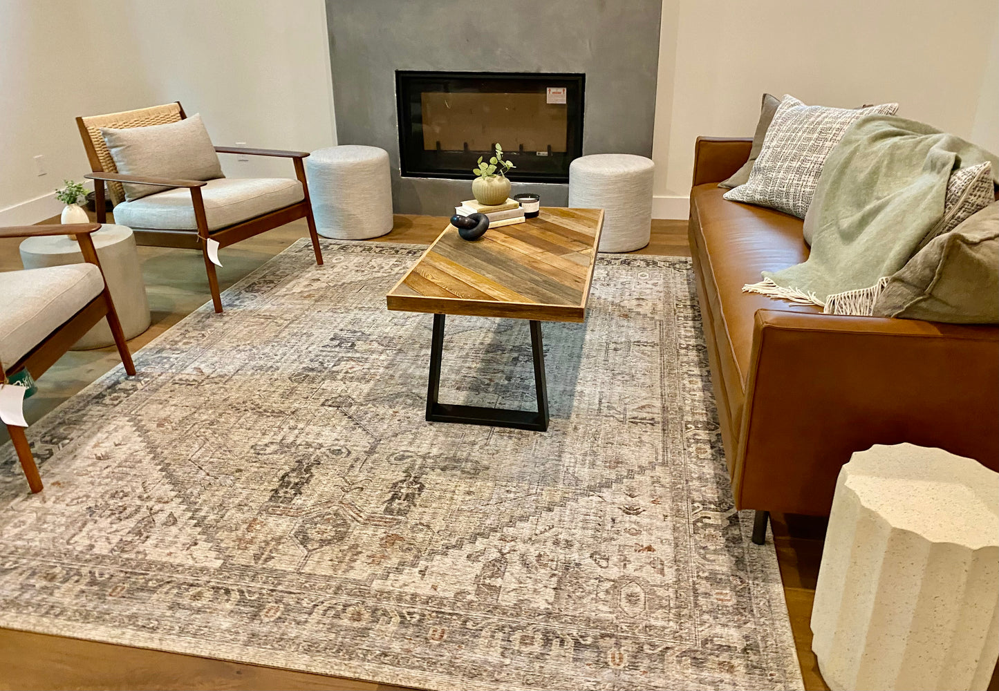 Custom Made Reclaimed Oak Coffee Table with Black iron legs