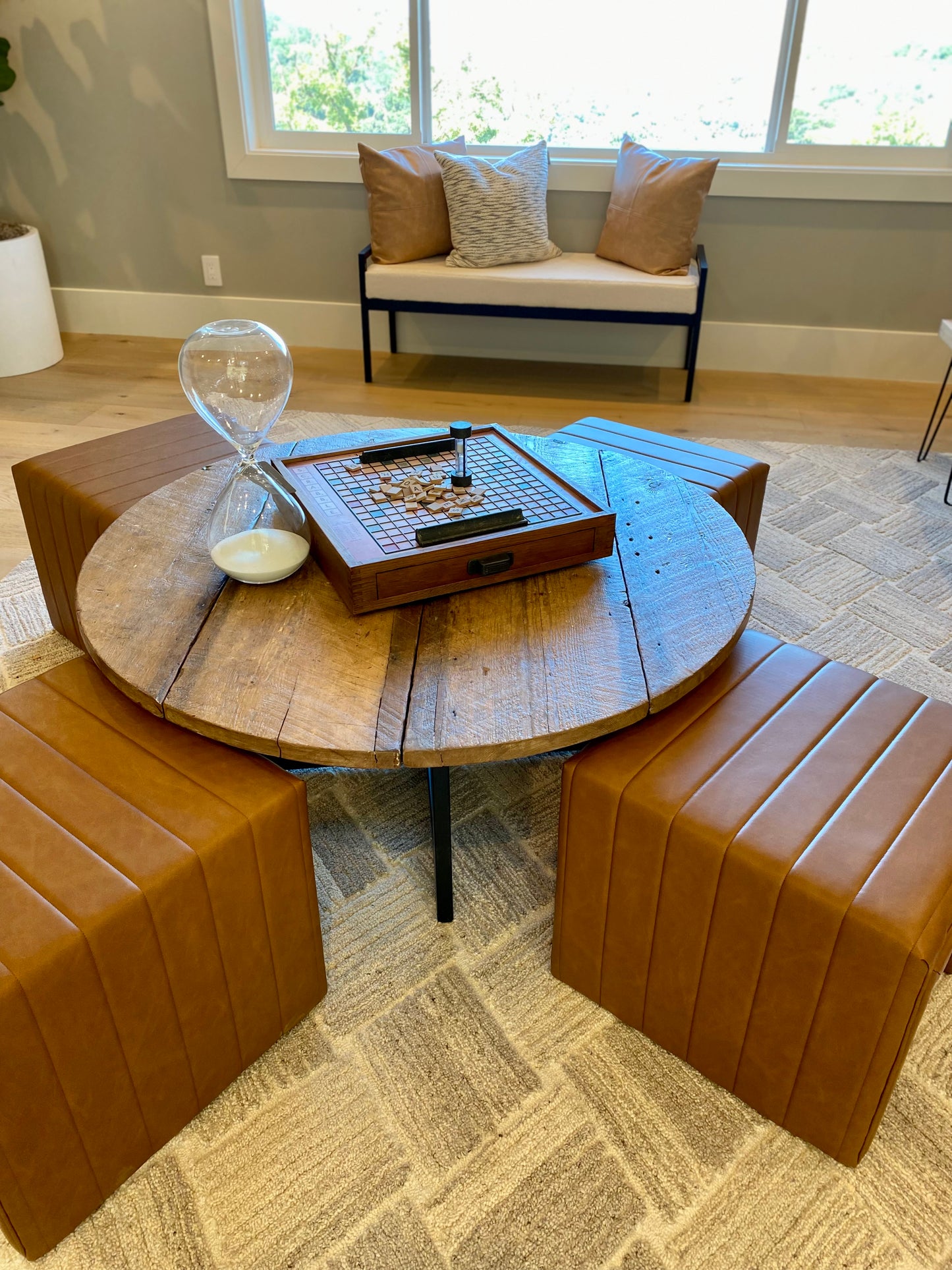 Reclaimed Large Coffee Table perfect for kids gaming table