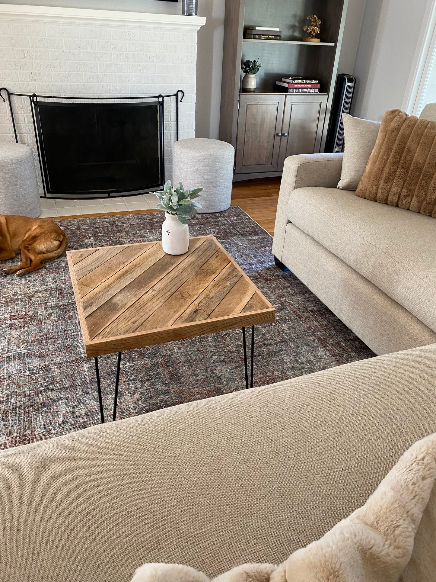 Reclaimed Oak Coffee Table - Custom Made