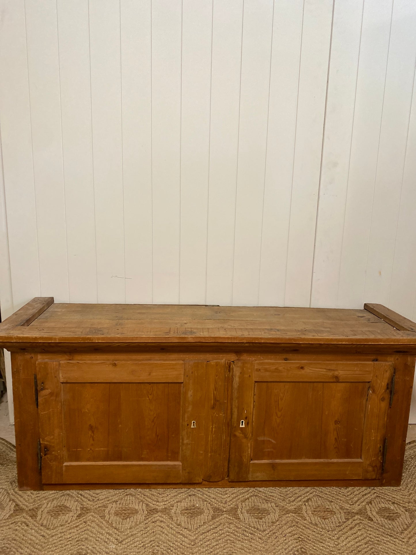 Vintage Pine Chest / Entry Bench 56" Wide