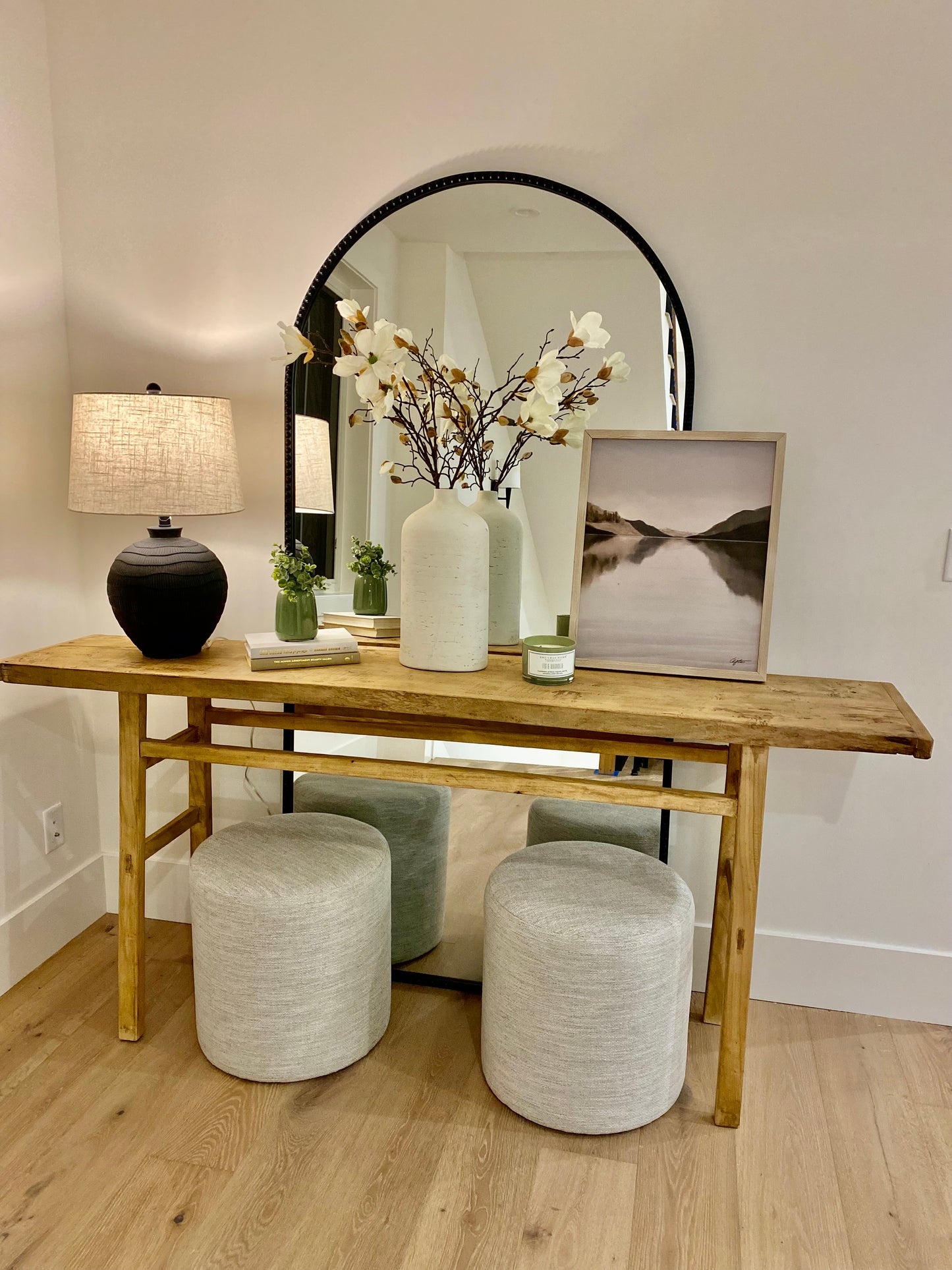 Reclaimed Elm Vintage Console 78"