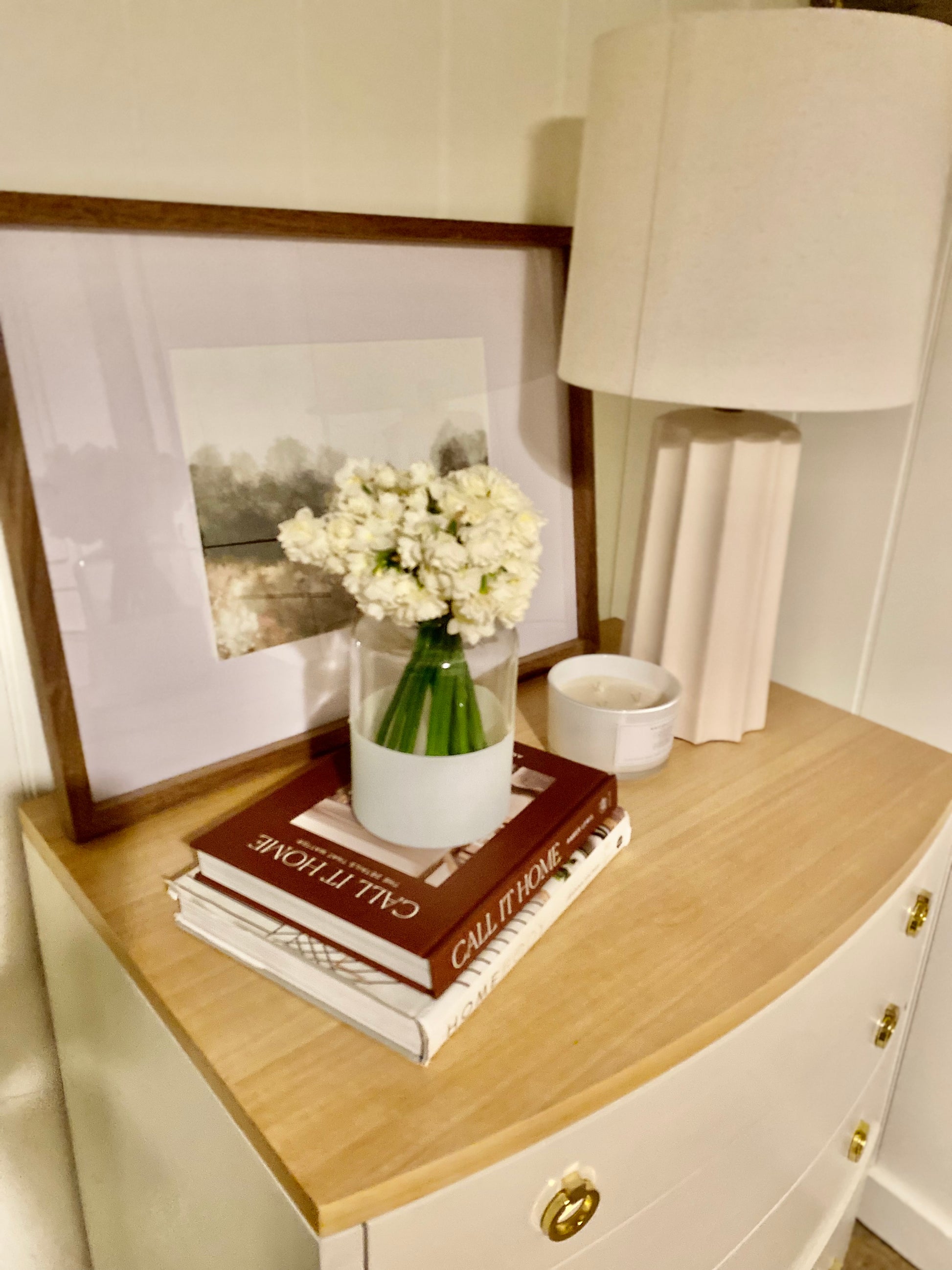 Refinished Small Dresser or large nightstand 30" Wide Design by Mish Refinished Small Dresser or large nightstand 30" Wide Design by Mish