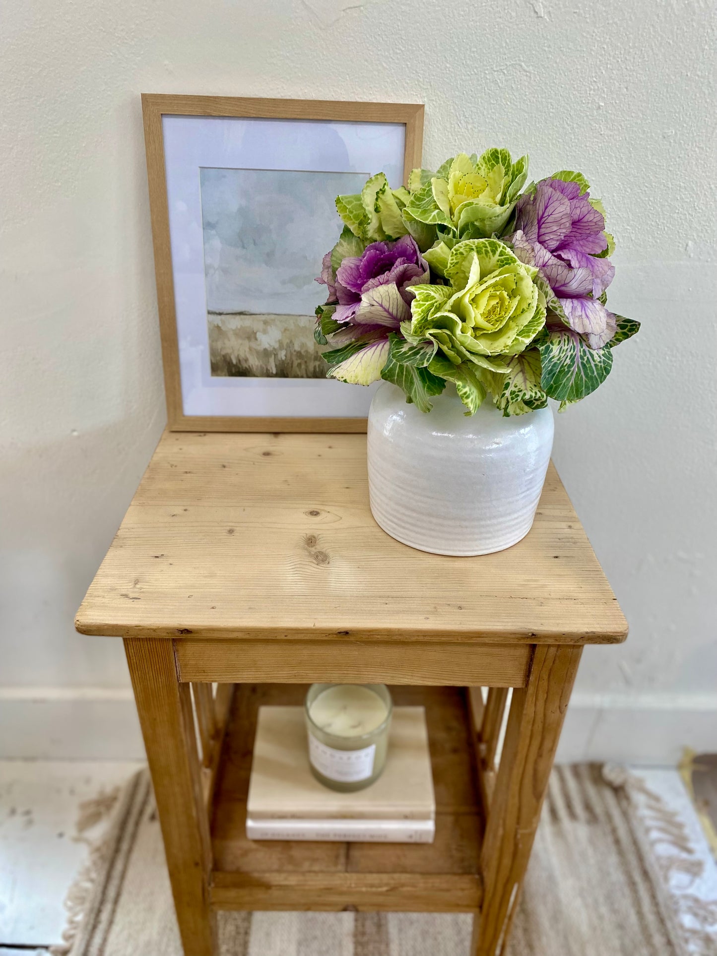 Vintage Pine Accent Table