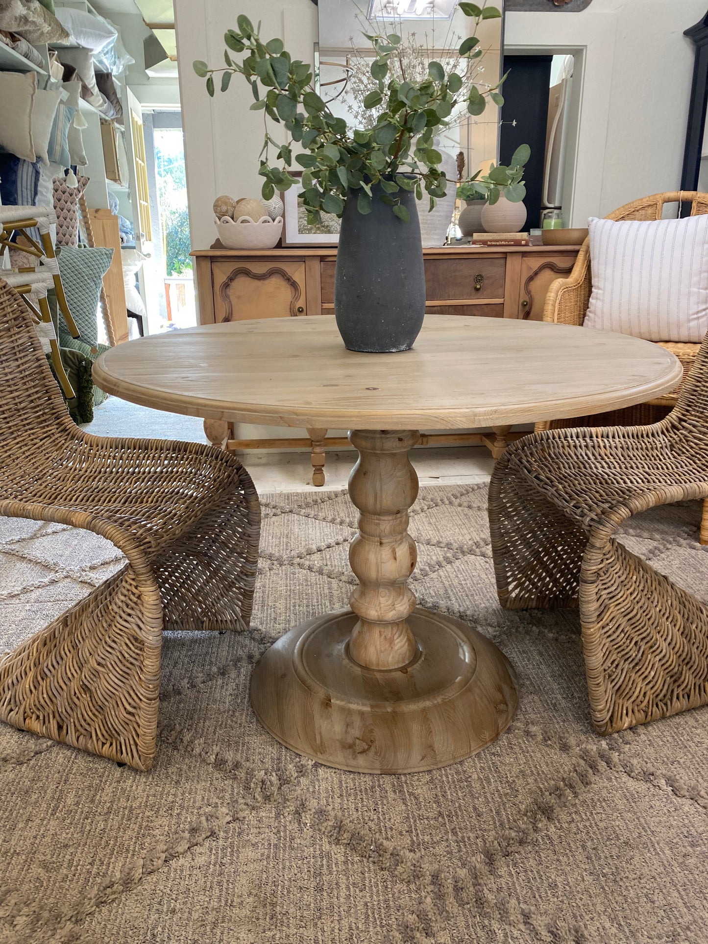 Stunning Pine Bistro Table 42"