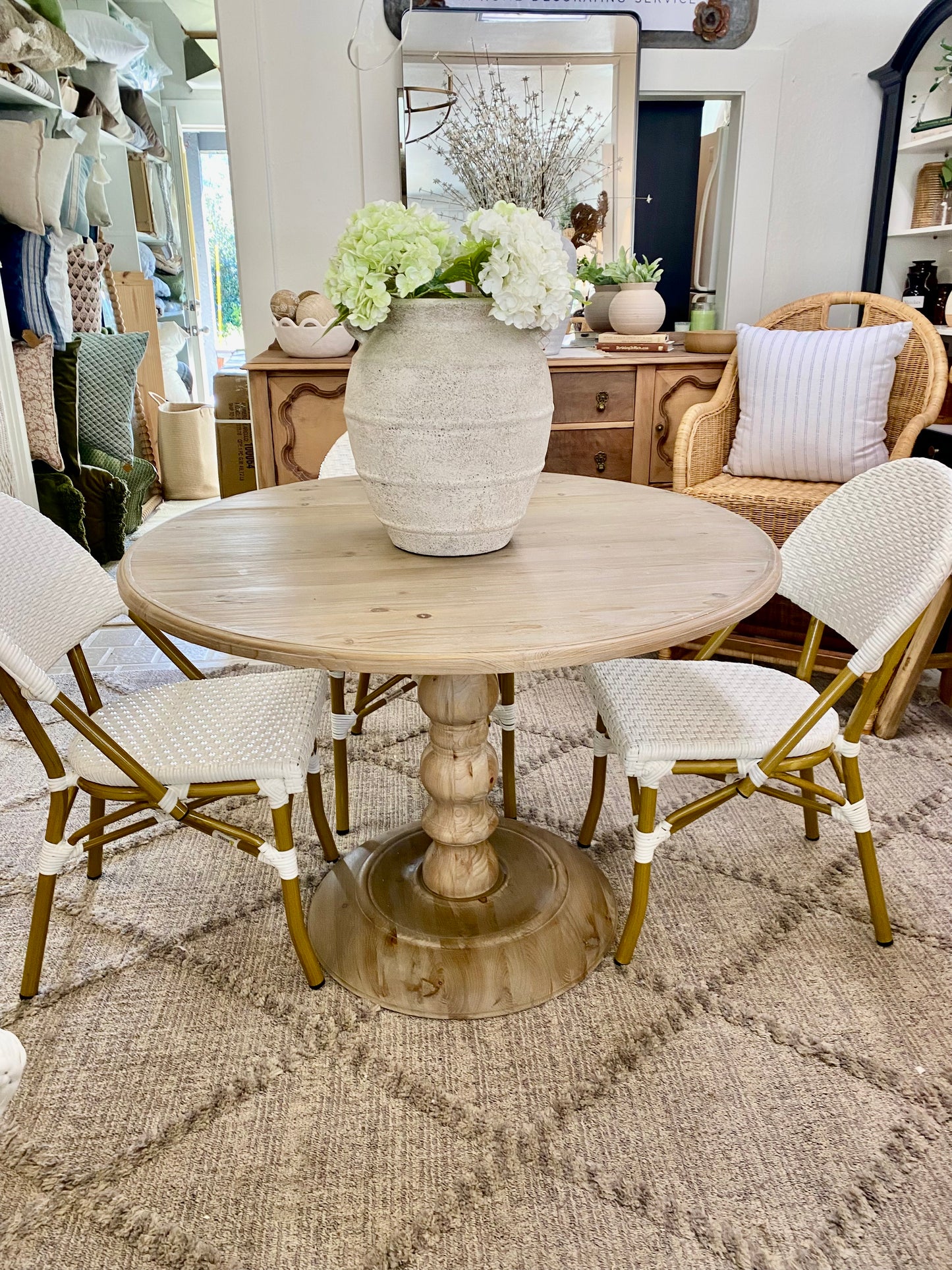 Stunning Pine Bistro Table 42"