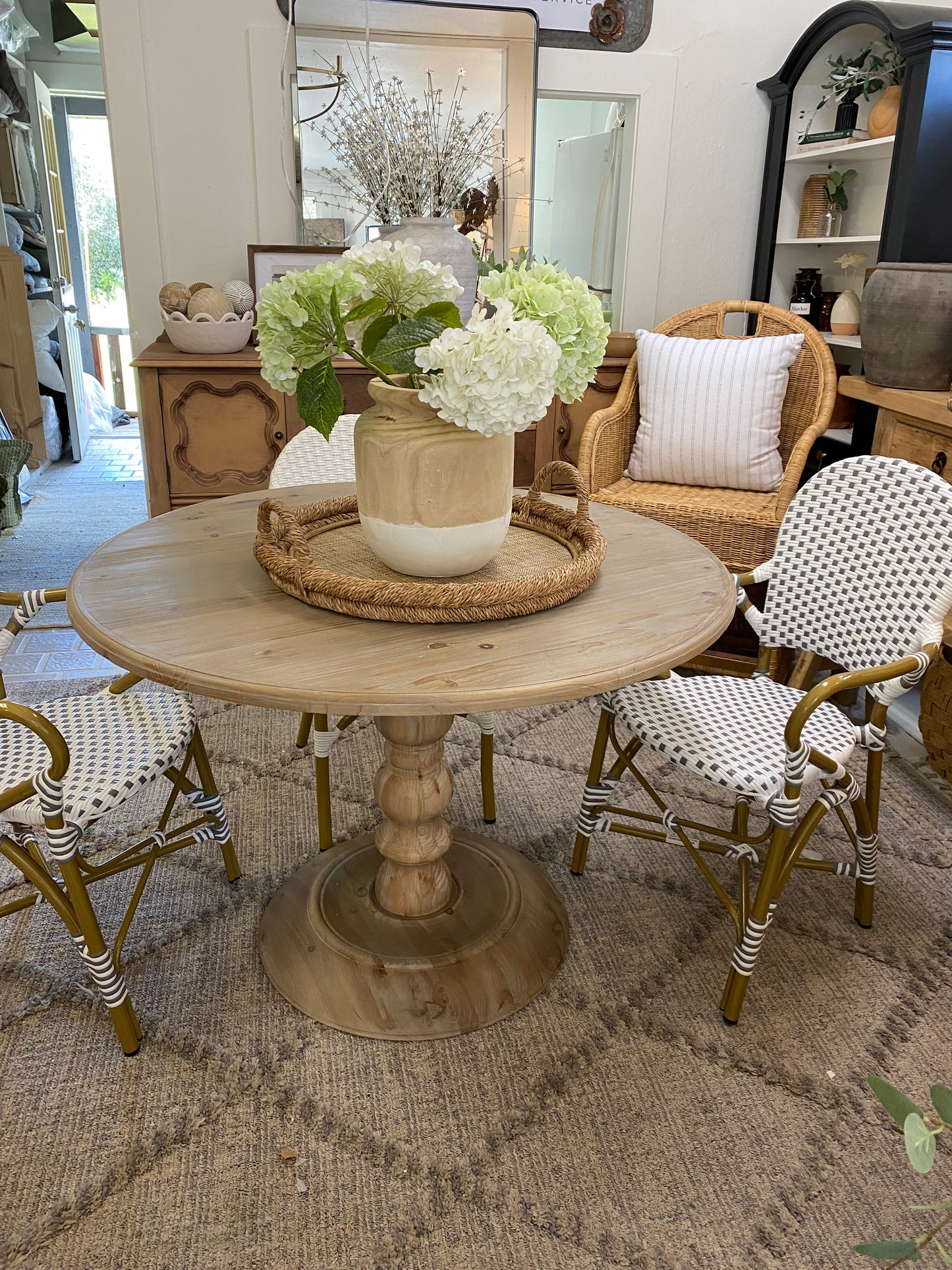 Stunning Pine Bistro Table 42"