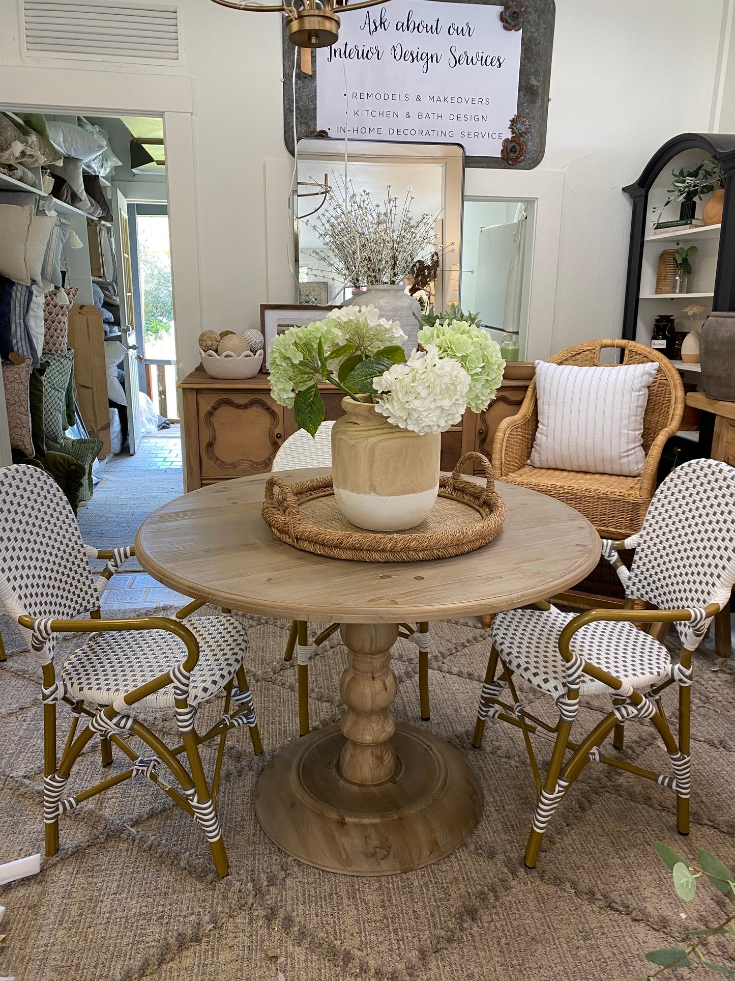 Stunning Pine Bistro Table 42"
