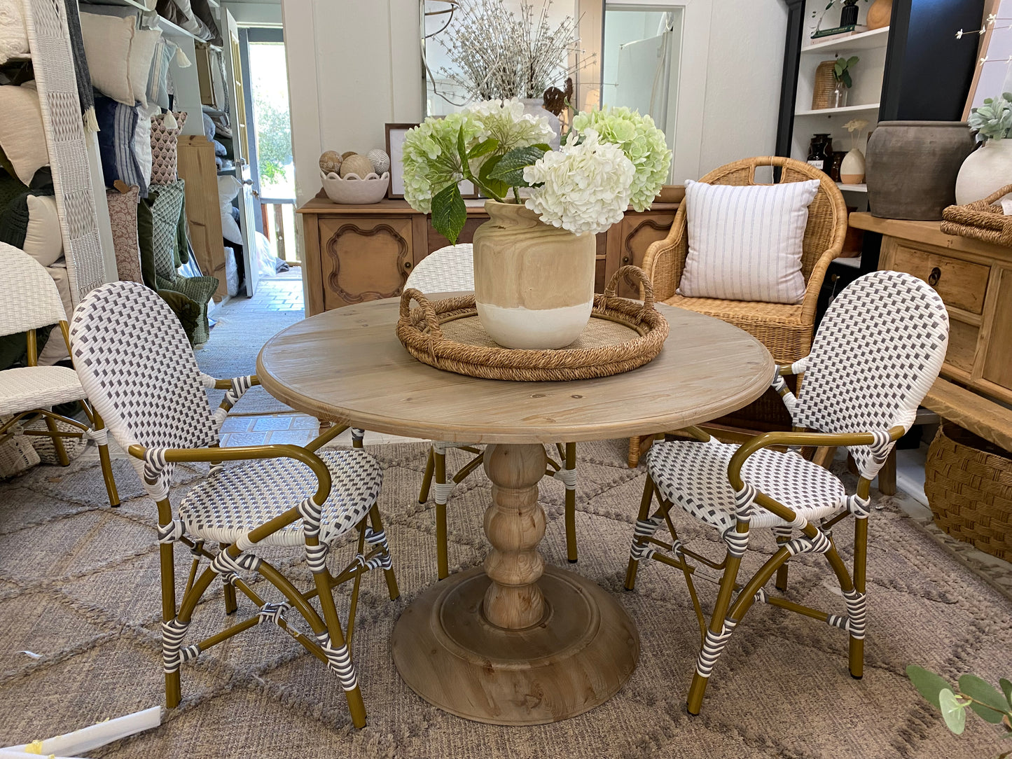 Stunning Pine Bistro Table 42"