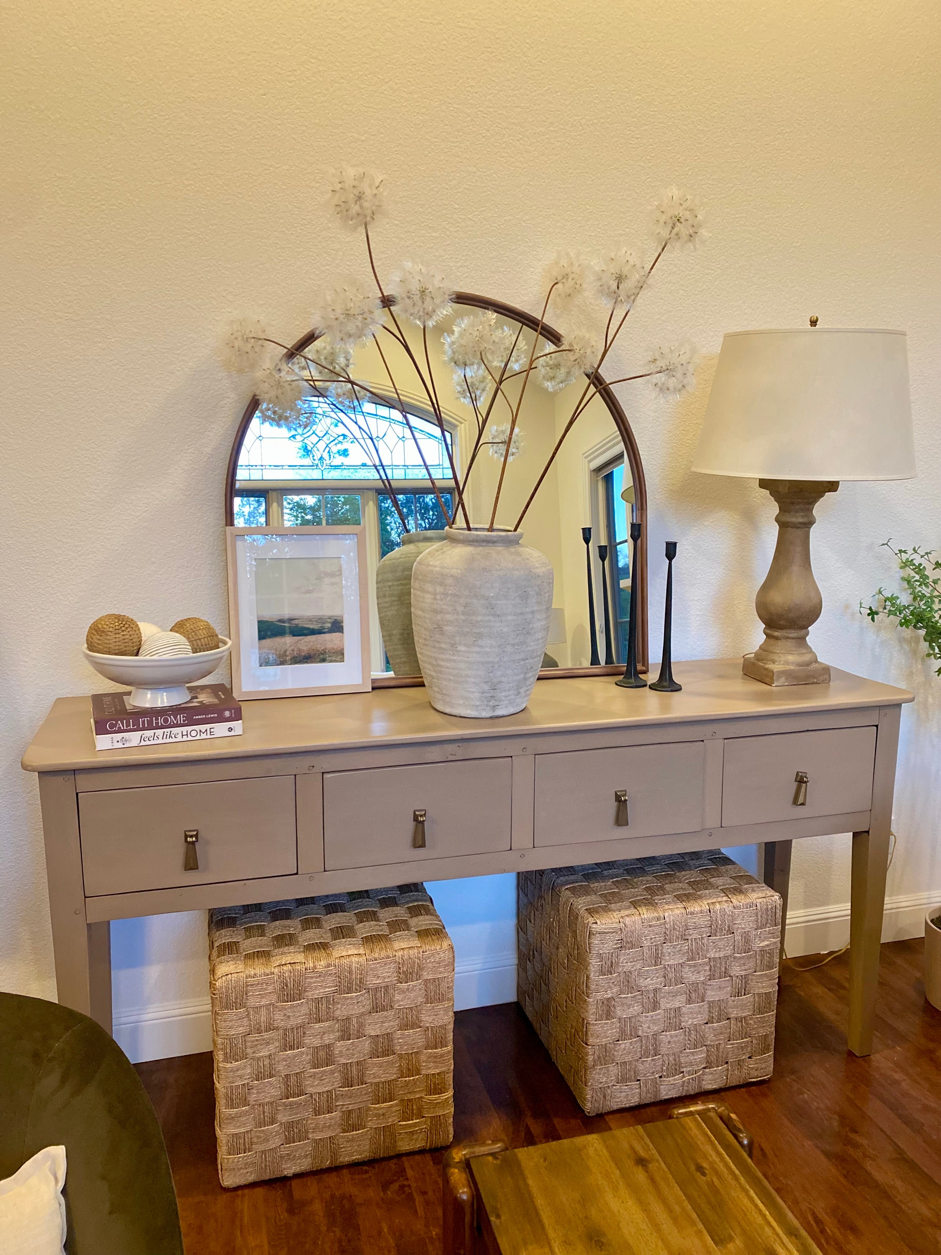 Extra Large Console Stunning Vintage very solid 74