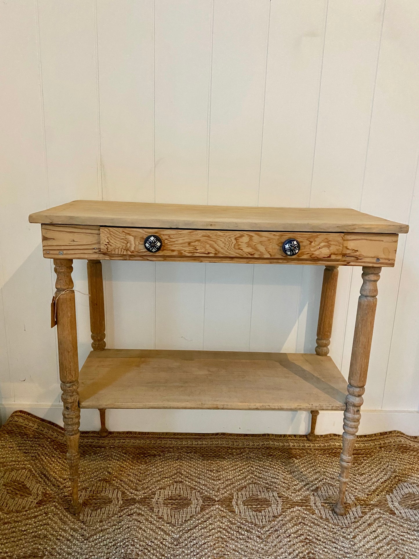 Vintage Pine small  Original Console Table
