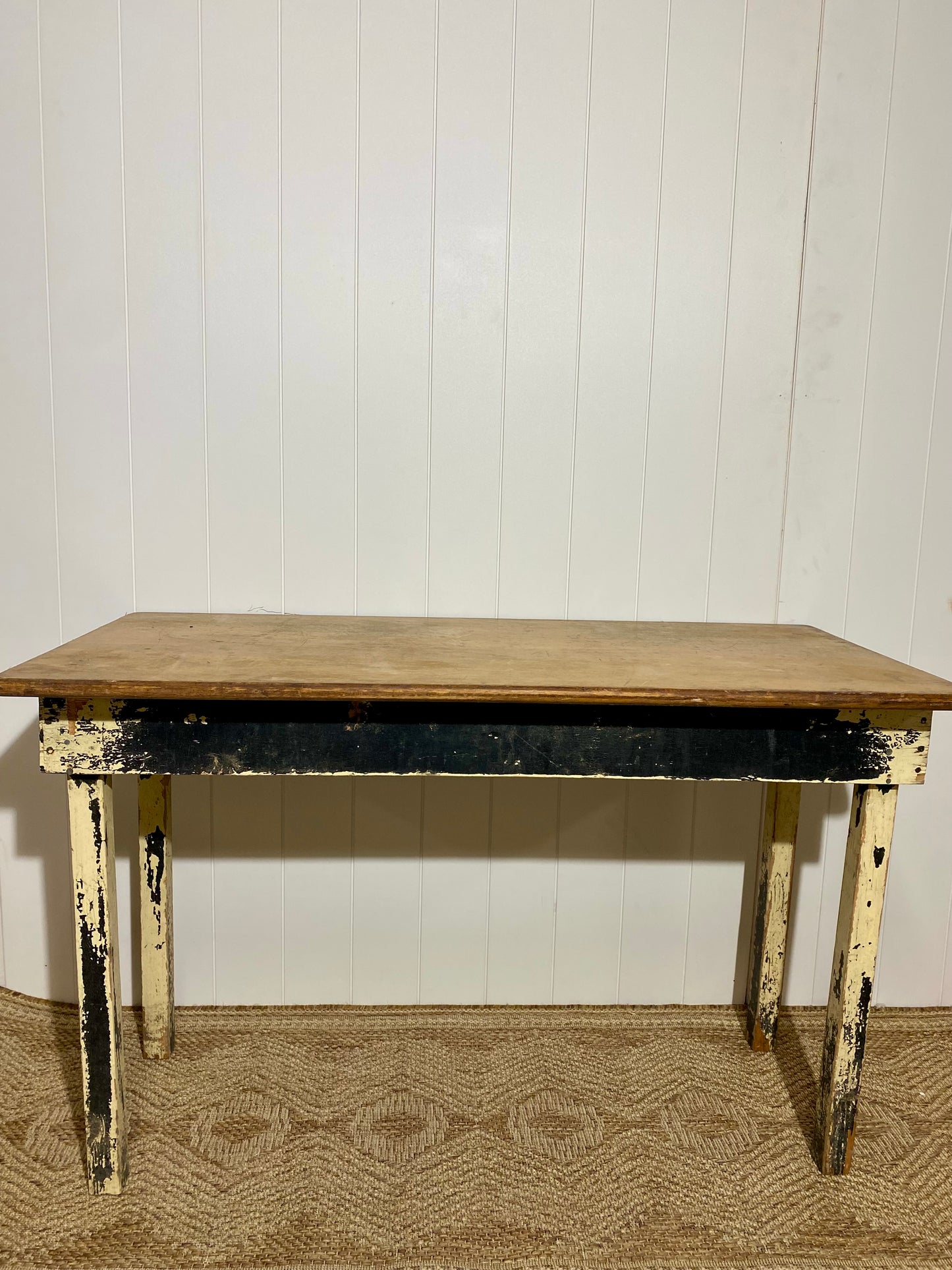 Vintage Chippy Small Farm Table / Entry Table