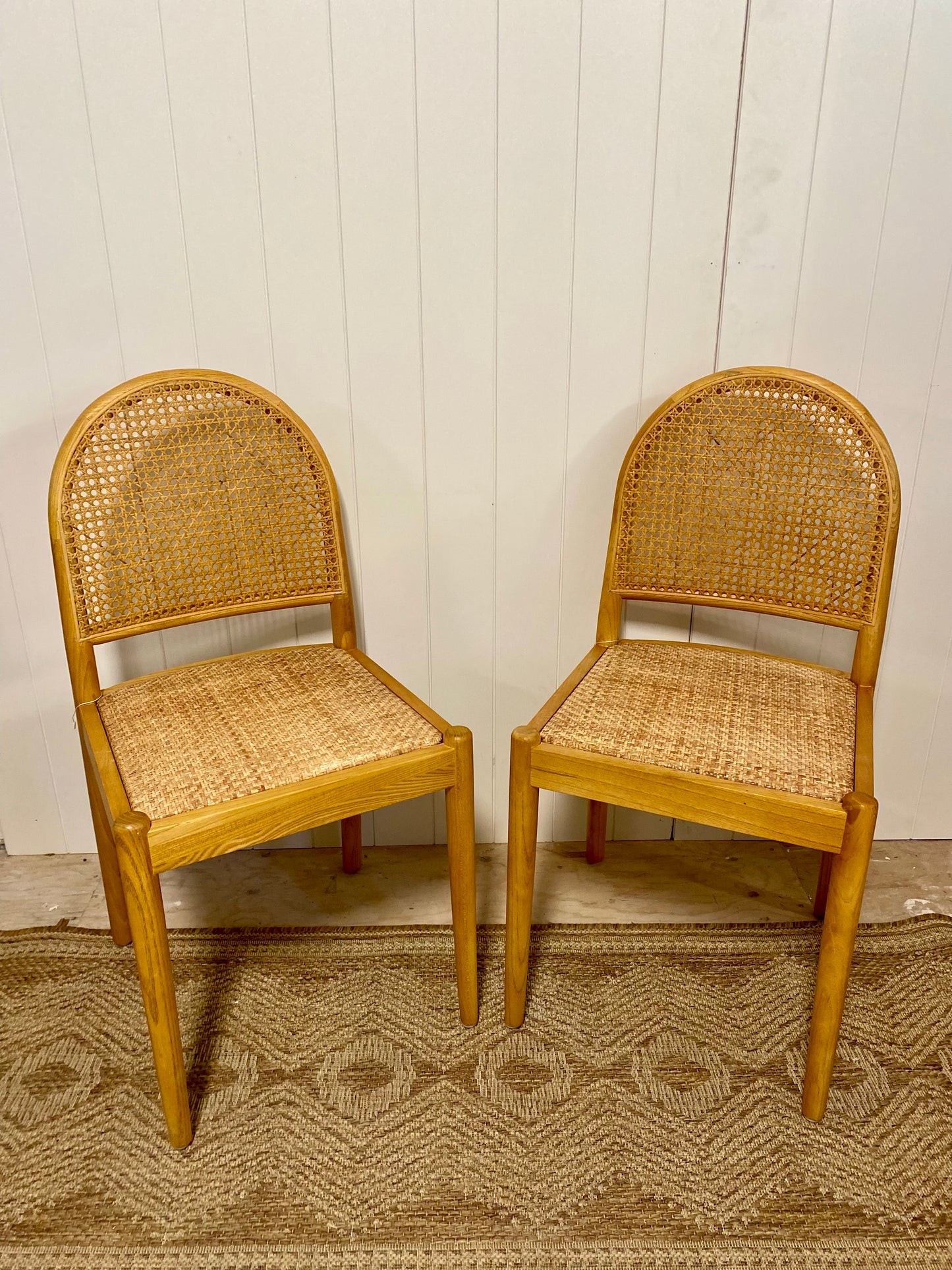 Small Rattan Dining Side Chair - perfect for kids room desk