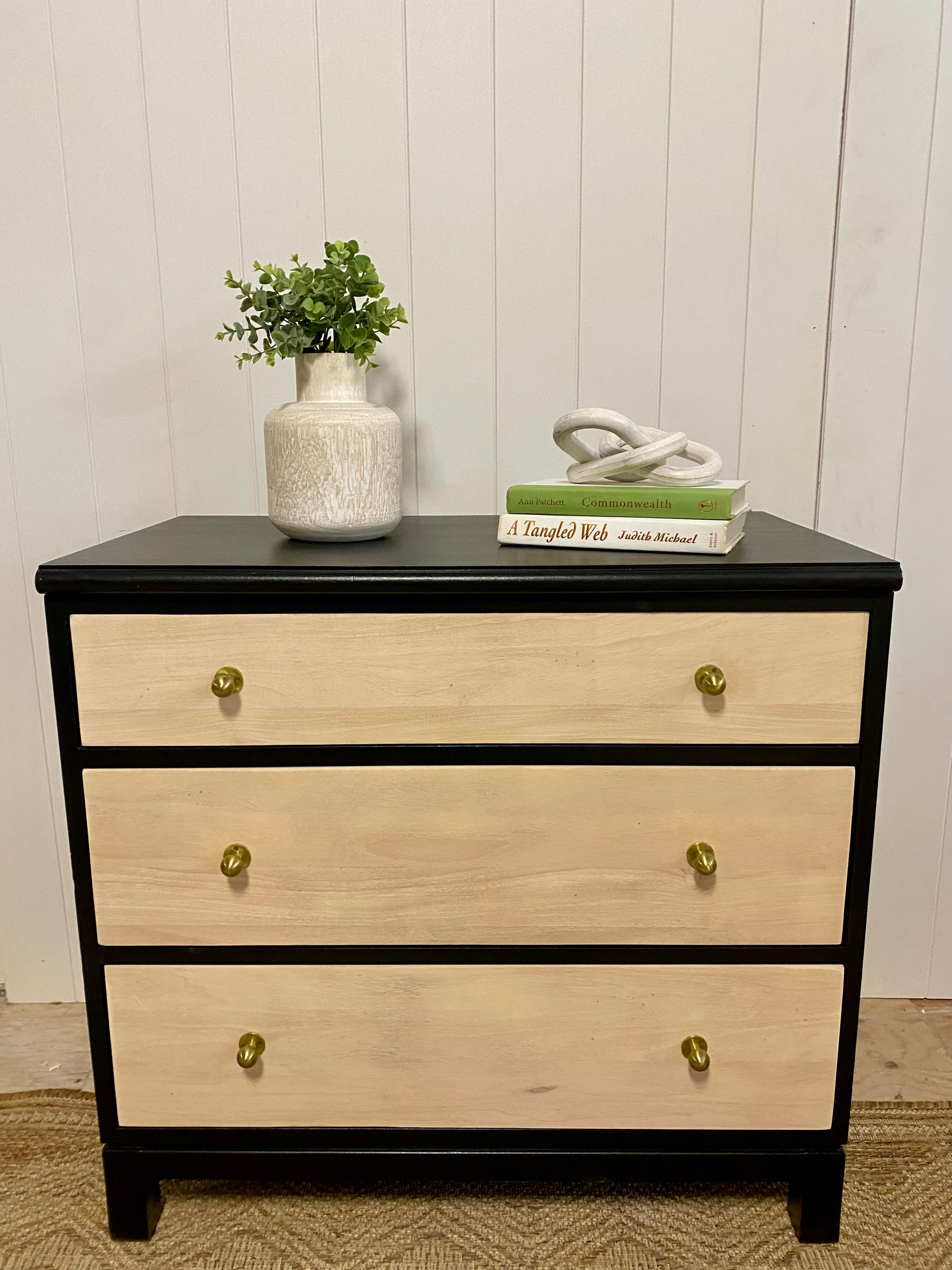 Vintage Refinished Small Dresser or Nightstand Design by Mish Vintage Refinished Small Dresser or Nightstand Design by Mish